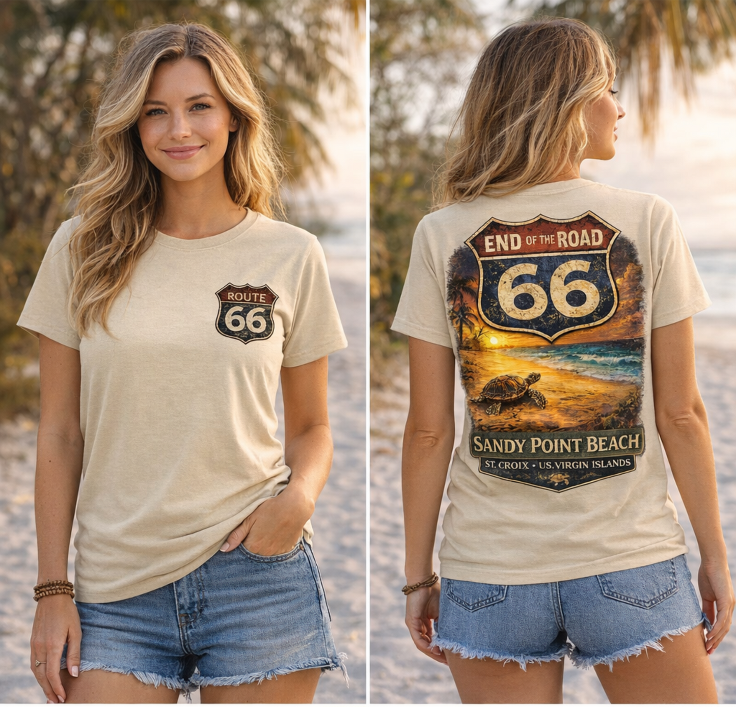 You haven’t truly traveled Route 66…  until you reach the real end.  -  St Croix USVI