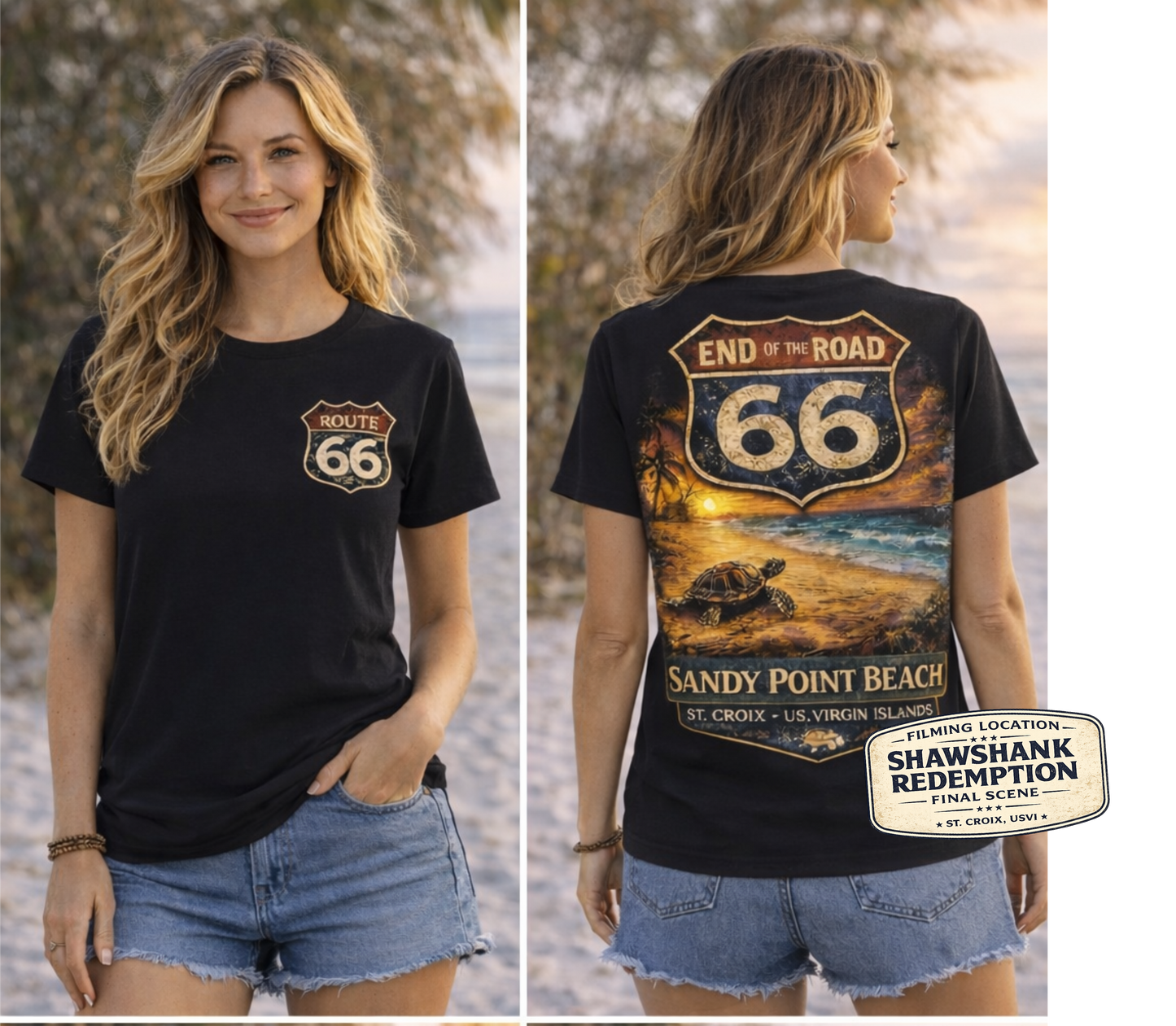 You haven’t truly traveled Route 66…  until you reach the real end.  -  St Croix USVI