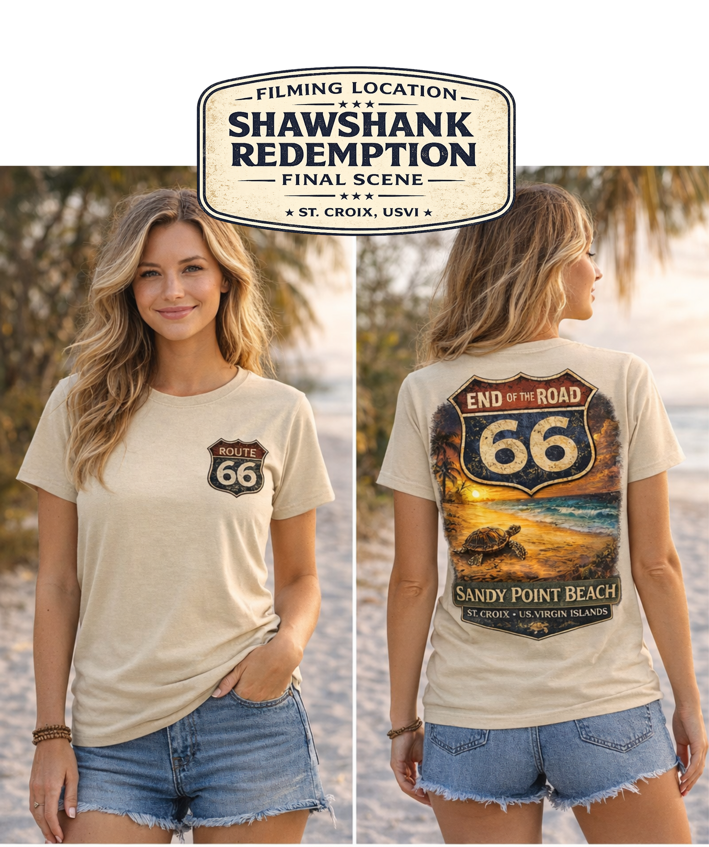 You haven’t truly traveled Route 66…  until you reach the real end.  -  St Croix USVI