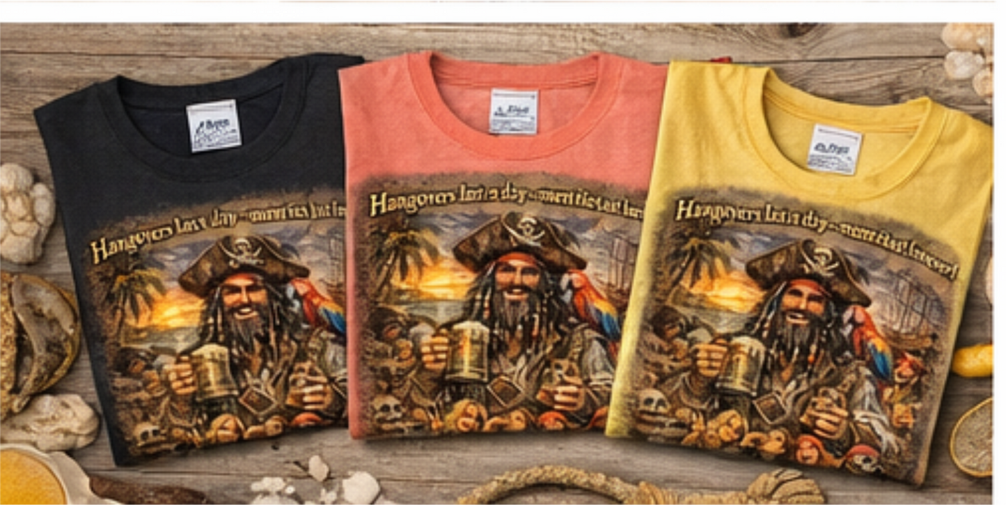 Captain Black Beard T-Shirt – St. Croix USVI Pirate Party Tee | Island Vibes Graphic Shirt